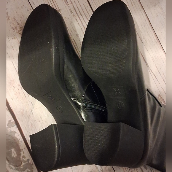 No Boundaries Women's Black Platform Dress Boots Size 11 - Picture 6 of 8